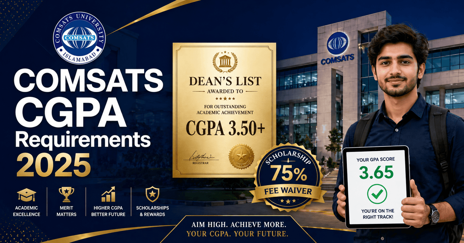 COMSATS CGPA Requirements 2025